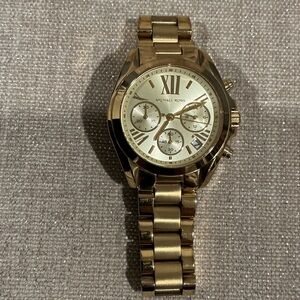 Michael Kors Bradshaw Gold-Tone stainless steel watch